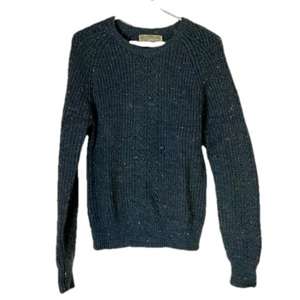 *BIN* LOUBELLA Extendables Vintage Marled Crew Neck Sweater, Women’s M, Blue
